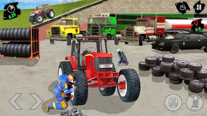 Off-road Tractor Driving Games android App screenshot 1