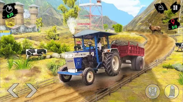 Off-road Tractor Driving Games android App screenshot 3